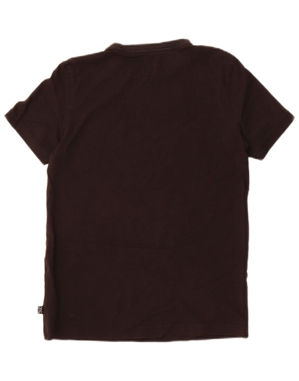 Puma Boys Graphic T-Shirt Top 13-14 Years Black Cotton