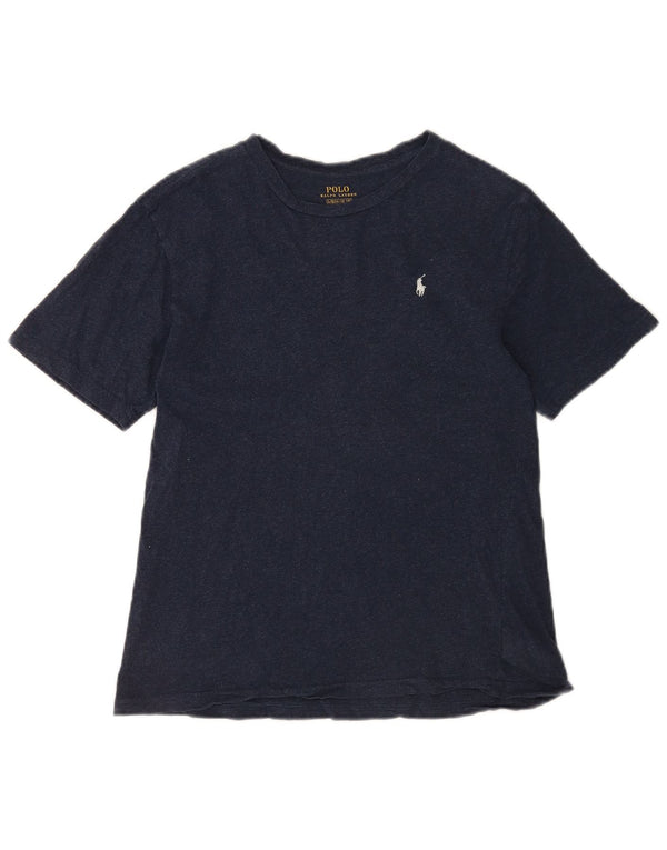 Camiseta Polo Ralph Lauren Meninos Top 14-15 Anos Grande Algodão Azul Marinho