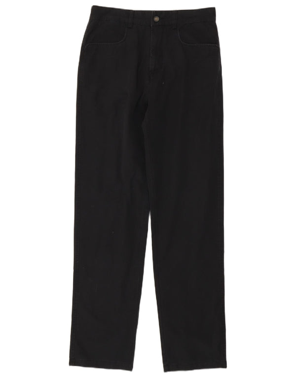 Calça Chino Rifle Mens Khakis Reta W31 L34 Algodão Preto