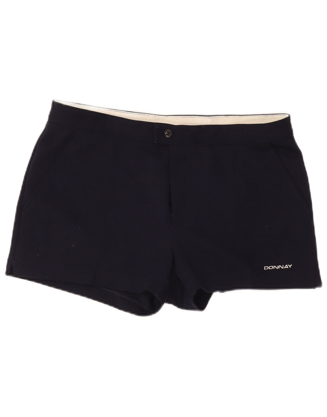 Donnay Womens Chino Shorts IT 46 Grande W36 Poliéster Azul Marinho