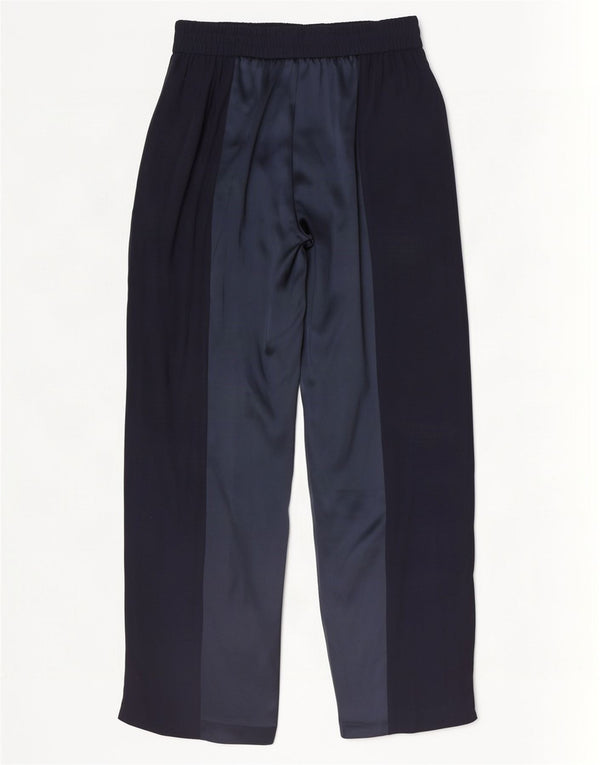 Escada Calça Casual Feminina EU 38 Médio W32 L29 Azul Marinho Colourblock