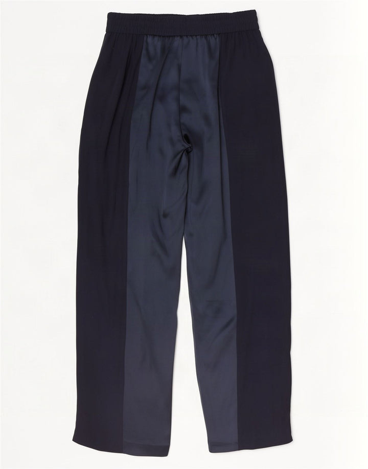 Escada Calça Casual Feminina EU 38 Médio W32 L29 Azul Marinho Colourblock
