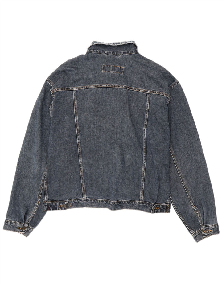 Jaqueta jeans masculina OLD NAVY Reino Unido 40 grande algodão azul marinho