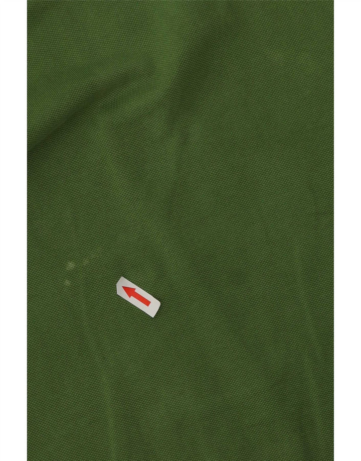 Camisa polo masculina Kappa pequena algodão verde