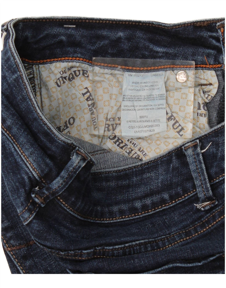 Lee Womens Curvy Fit Modern Rise Bootcut Jeans EUA 6 Médio W28 L29 Azul