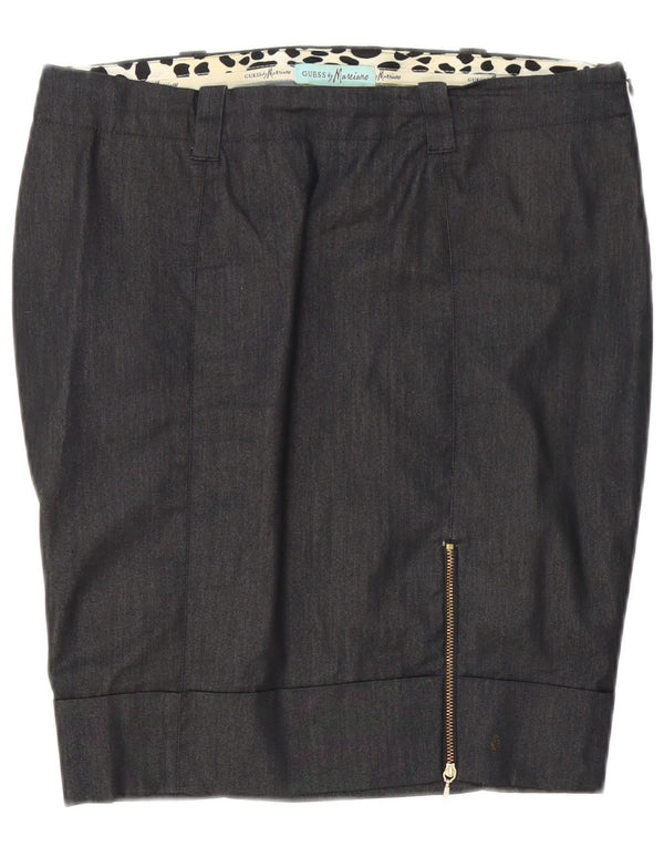 Saia lápis feminina Guess By Marciano IT 46 grande W34 algodão cinza