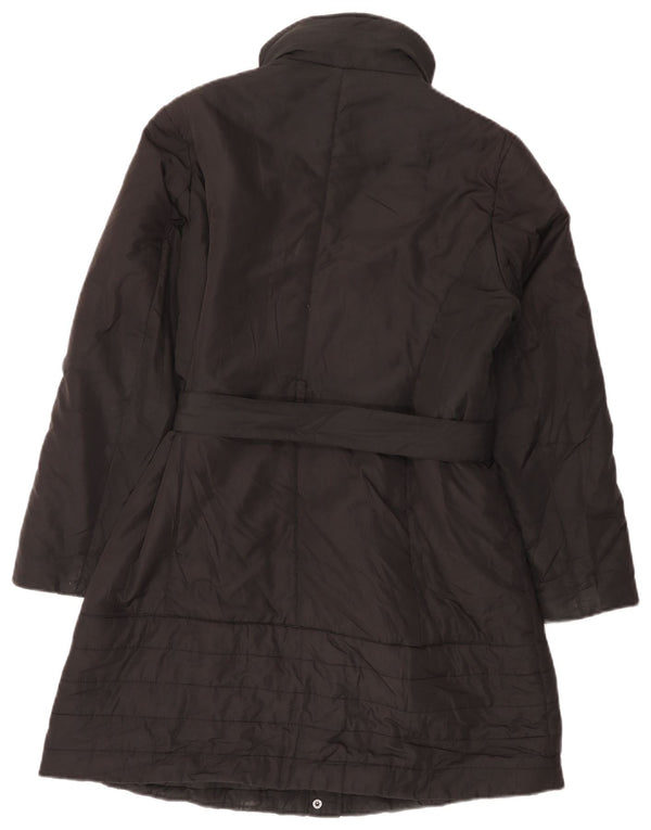 Sobretudo acolchoado feminino M&Co UK 14 grande preto