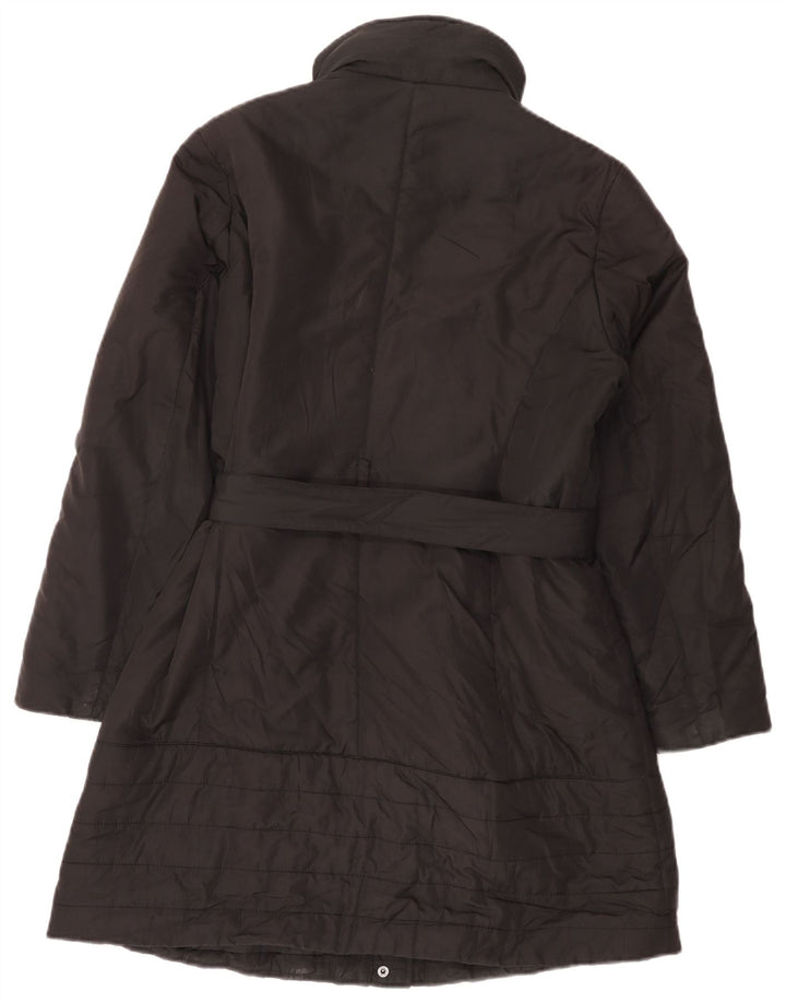 Sobretudo acolchoado feminino M&Co UK 14 grande preto