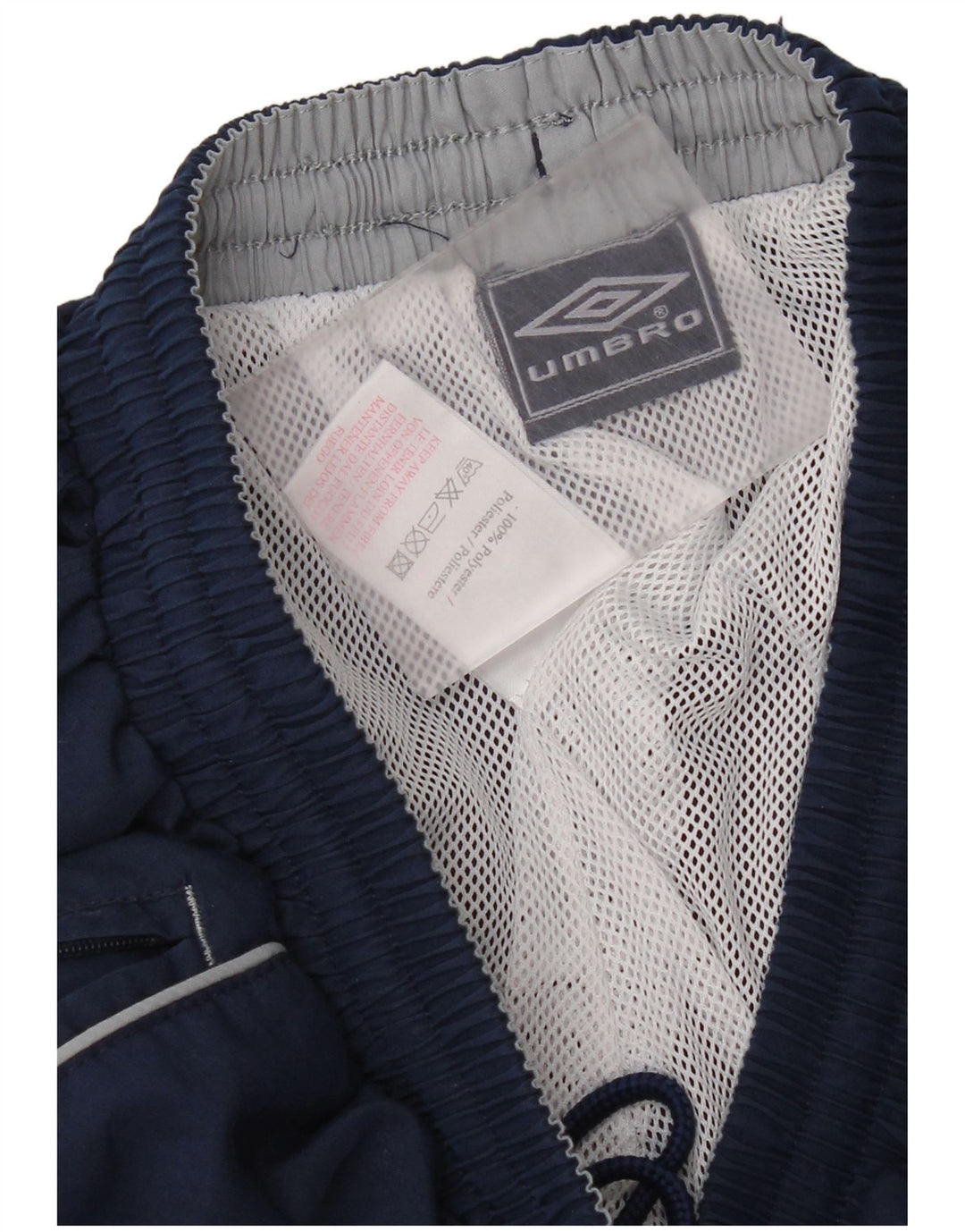 Calça de treino masculina Umbro médio azul marinho poliéster