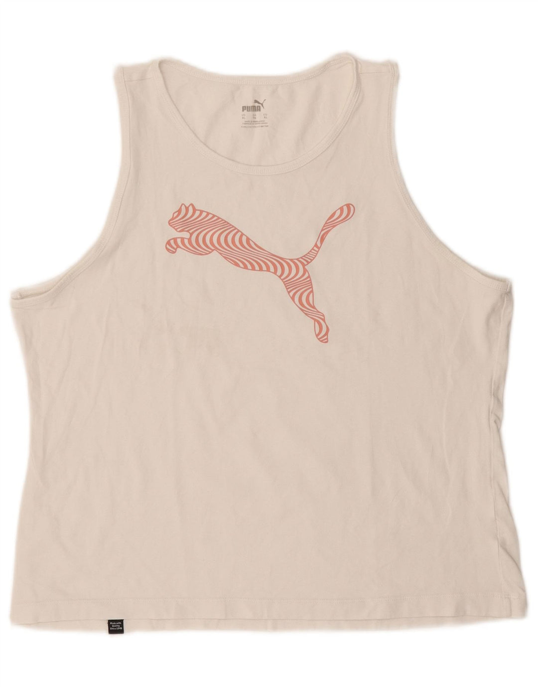 Colete gráfico feminino Puma UK 18 XL branco