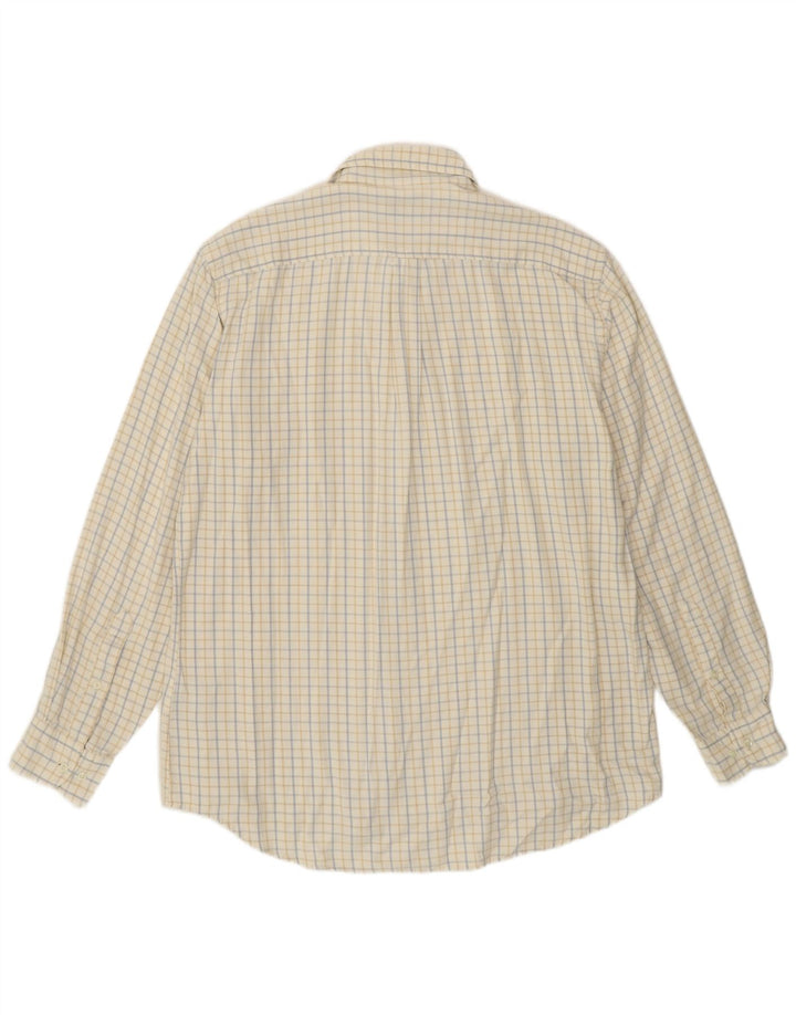 Camisa masculina Kappa XL Off White Check Cotton