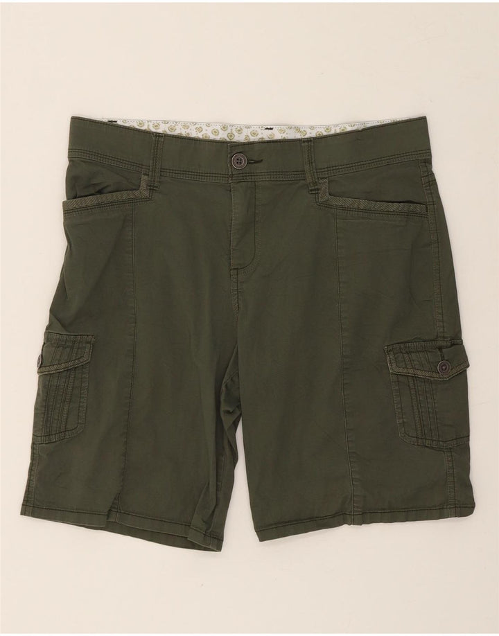 LEE Womens Cargo Shorts US 12 Large W34 Green Cotton Vintage Lee and Second-Hand Lee from Messina Hembry 