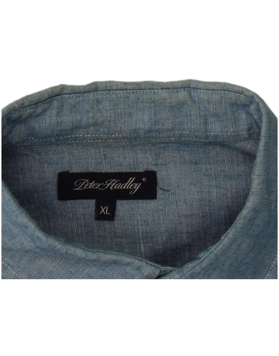 Camisa masculina Peter Hadley XL azul