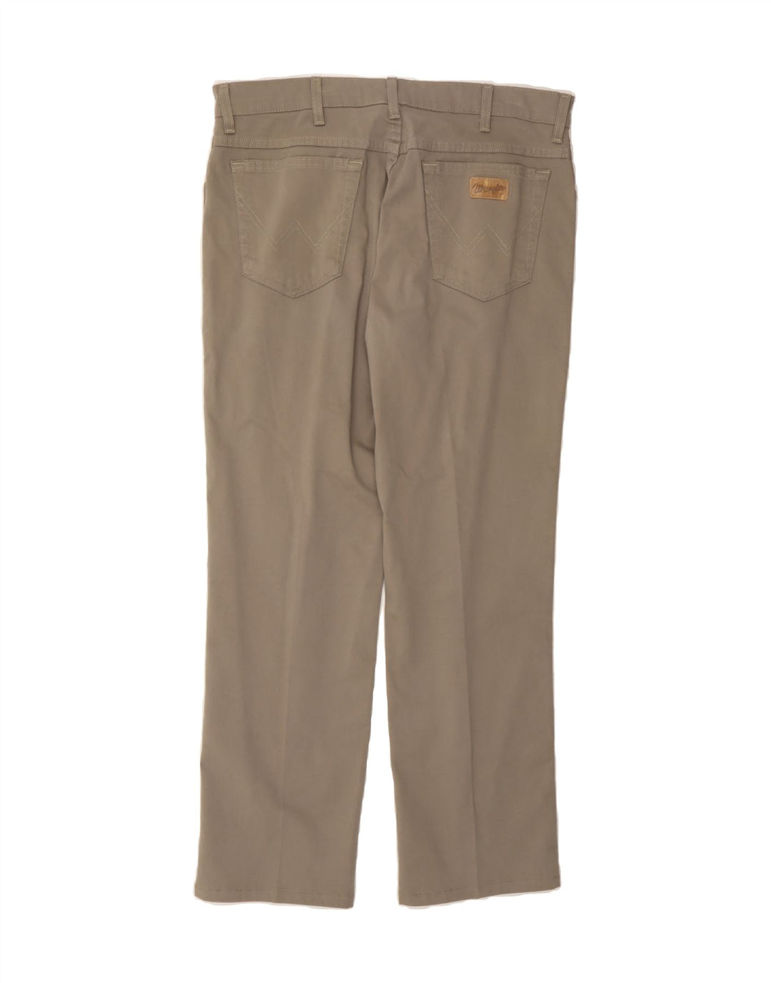 WRANGLER Mens Texas Slim Casual Trousers W36 L30 Beige Cotton Vintage Wrangler and Second-Hand Wrangler from Messina Hembry 