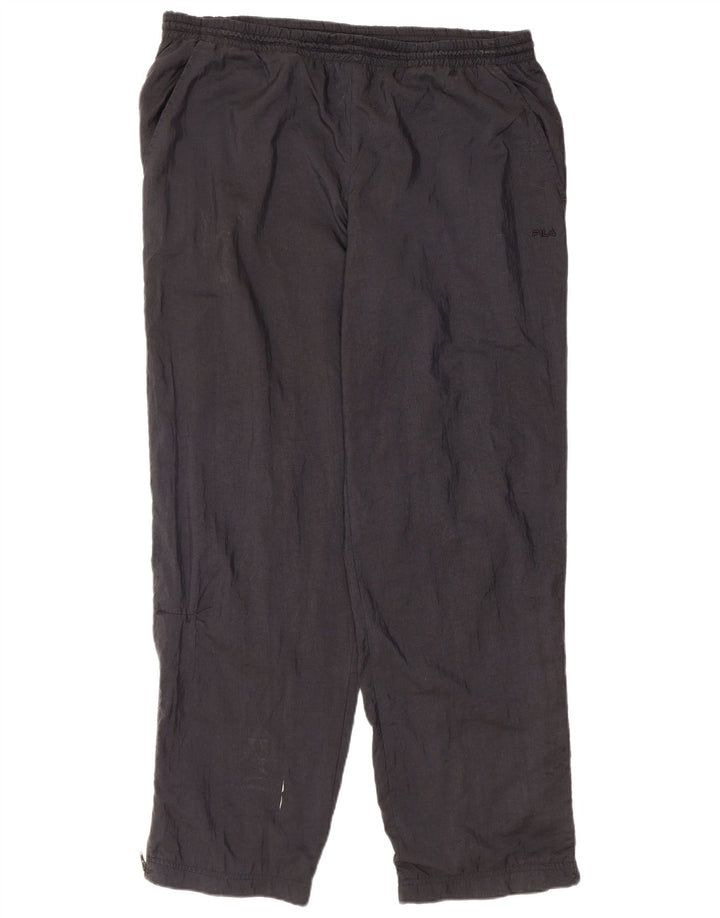 Calça de treino masculina Fila IT 52 grande poliamida preta