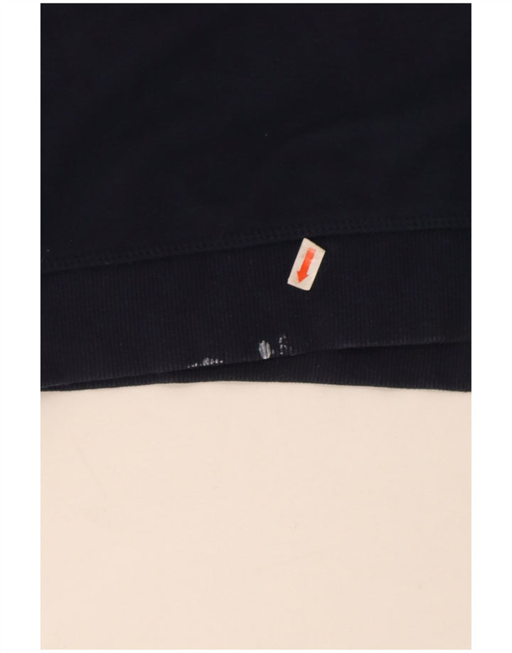 James Pringle moletom masculino jumper grande algodão azul marinho