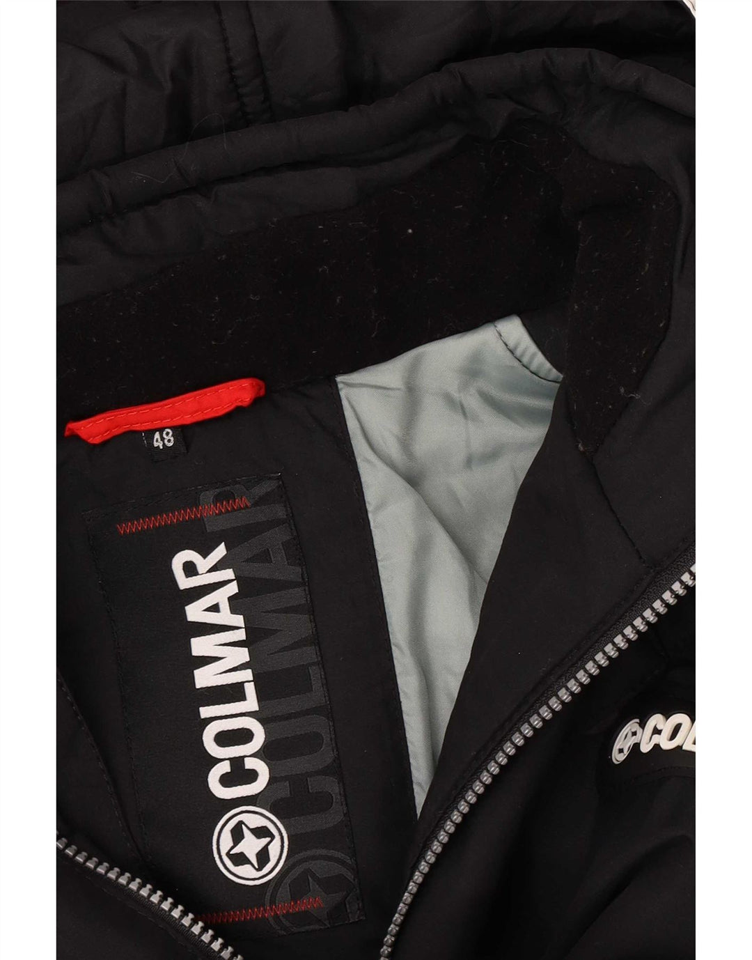 Jaqueta de esqui masculina com capuz Colmar IT 48 Medium Black Colourblock