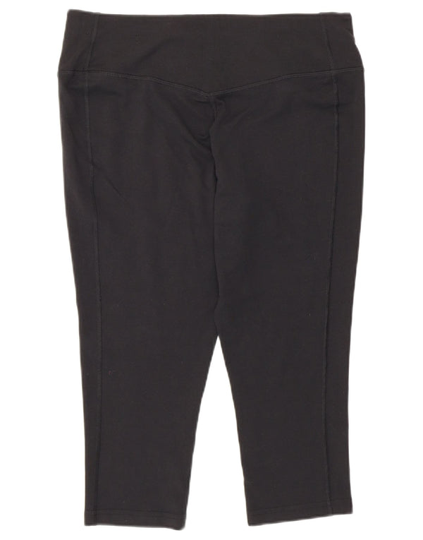Leggings Nike Dri Fit Capri UK 14 Grande Algodão Preto