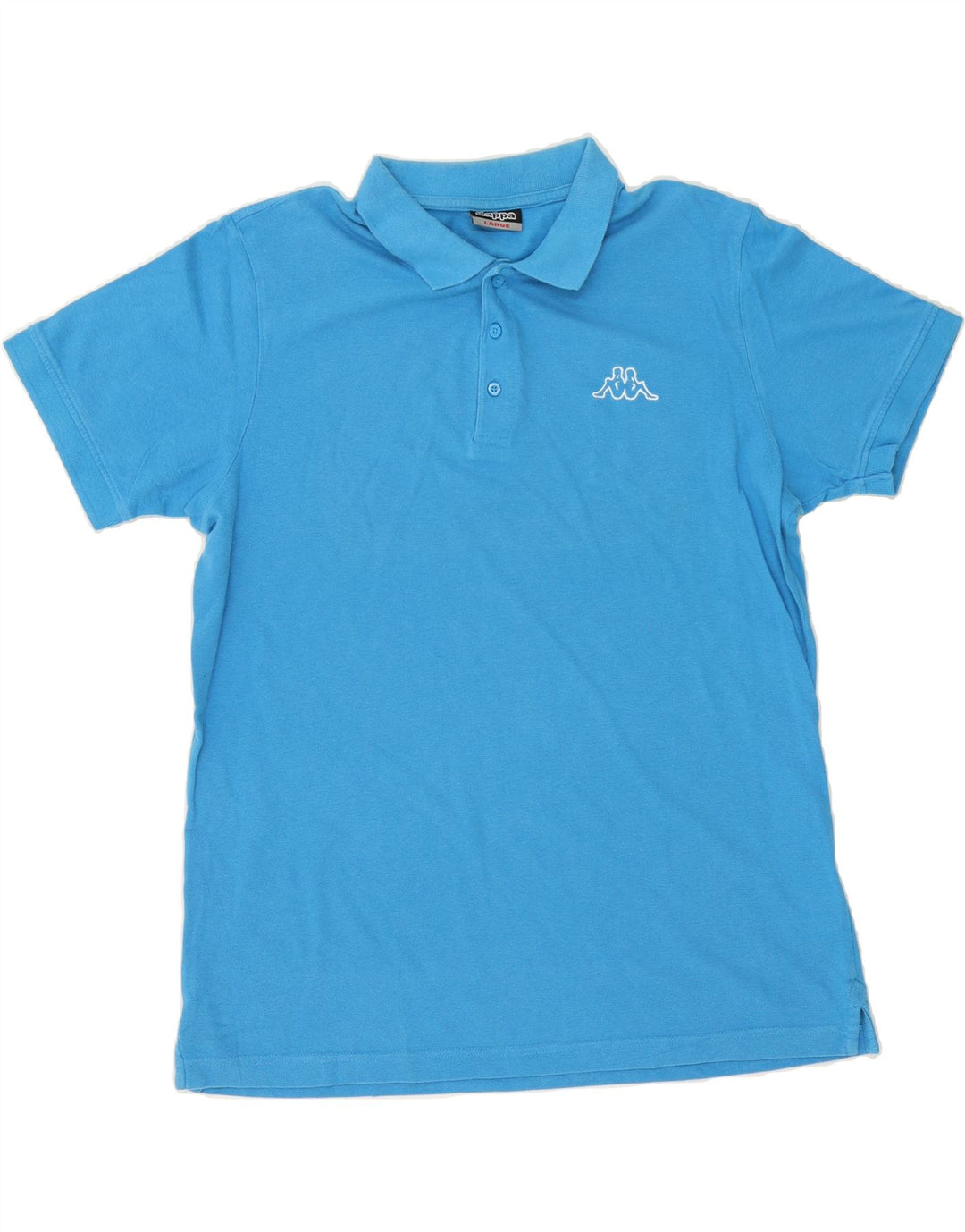 KAPPA Mens Polo Shirt Large Blue Cotton Vintage Kappa and Second-Hand Kappa from Messina Hembry 