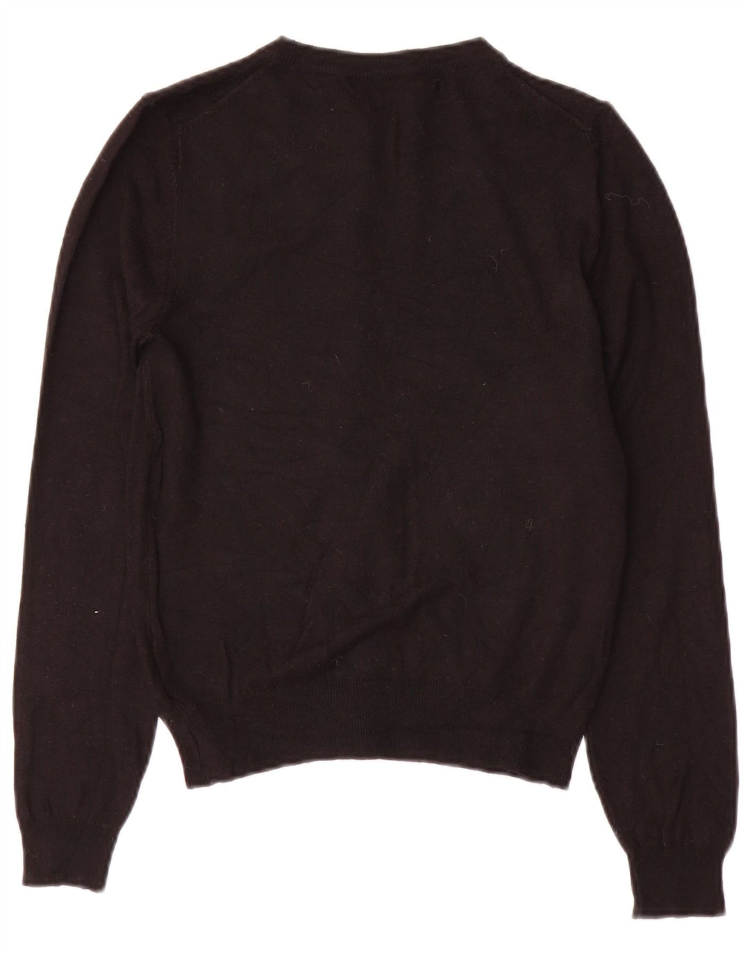 Suéter cardigã feminino Marks & Spencer UK 8 pequeno viscose preta
