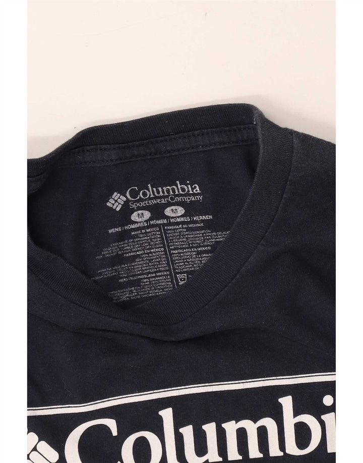 Camiseta Columbia Masculina Graphic Top Médio Algodão Azul Marinho