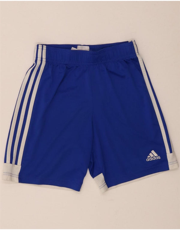 Adidas Menino Climalite Sport Shorts 11-12 Anos Azul Colorblock Poliéster