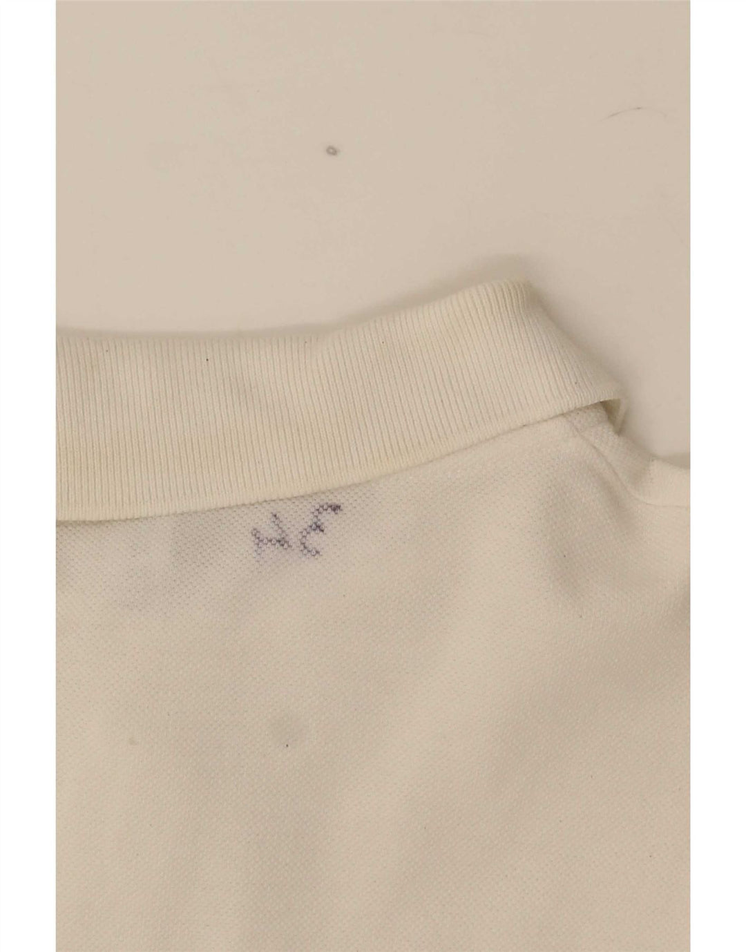 Camisa polo masculina Moschino de algodão branco médio