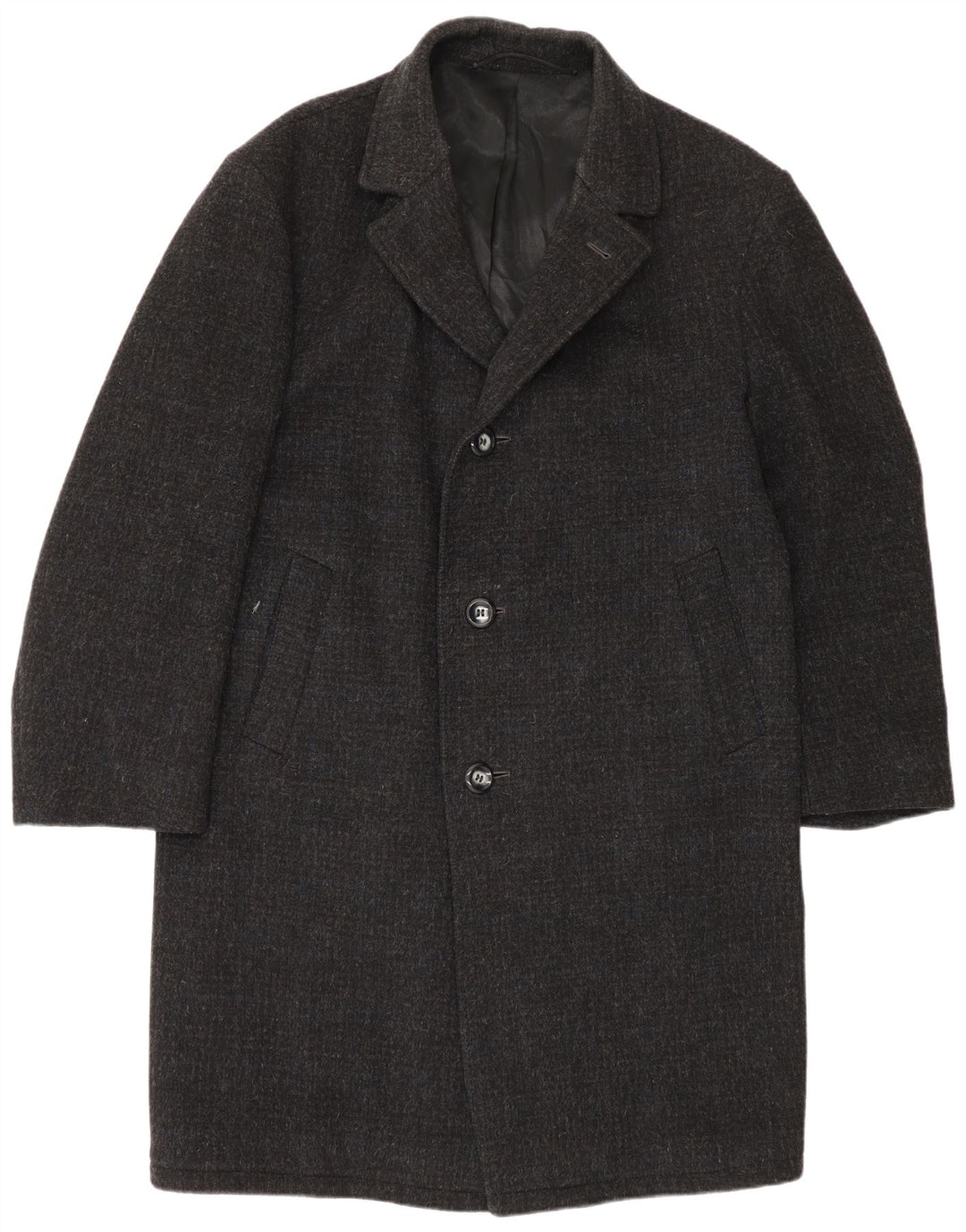 Sobretudo masculino vintage UK 38 cinza médio