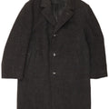 Sobretudo masculino vintage UK 38 cinza médio
