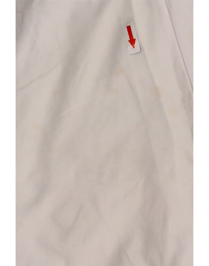 Shorts esportivos masculinos Asics grande poliéster colorblock branco