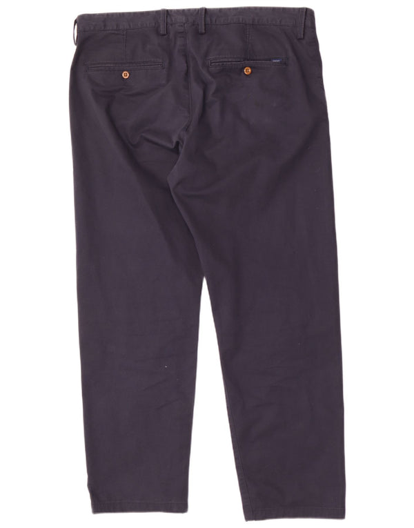 Calça Chino Regular Masculina Gant W38 L30 Algodão Azul Marinho