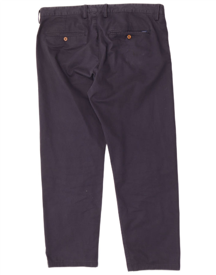 Calça Chino Regular Masculina Gant W38 L30 Algodão Azul Marinho