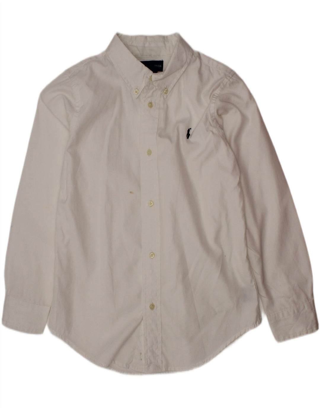 Camisa masculina Ralph Lauren 6-7 anos algodão branco