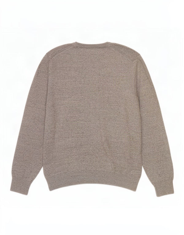 Suéter masculino Marks & Spencer com decote em V XL algodão cinza