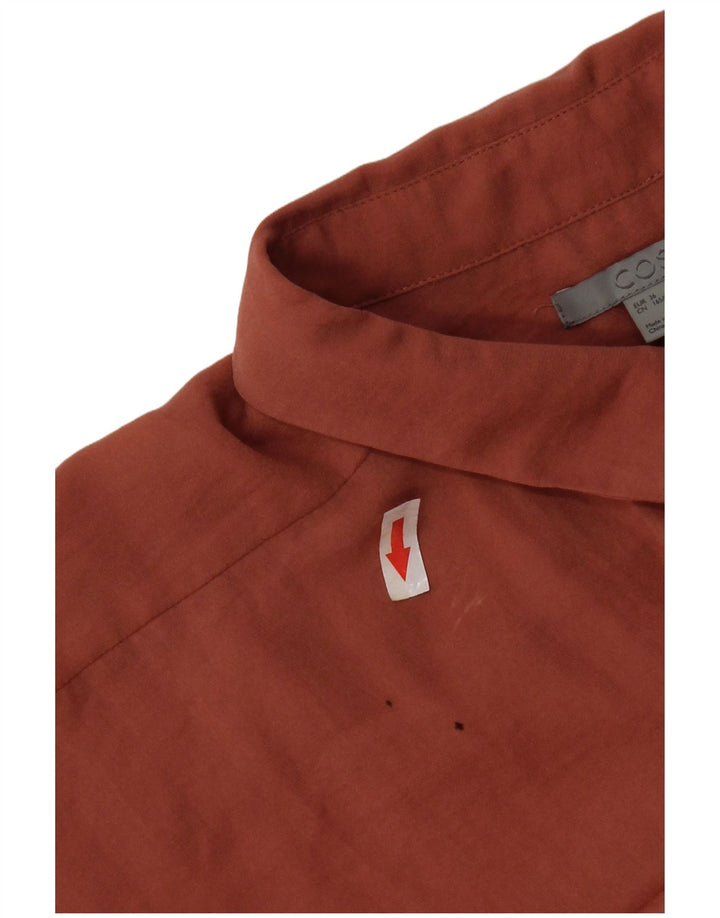 Cos Womens Camisa Oversized Vestido UE 36 Pequeno Poliéster Laranja