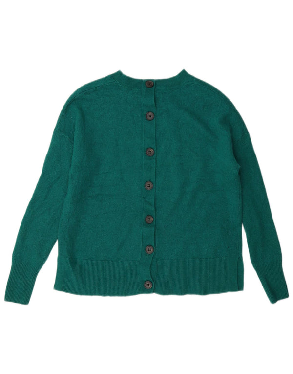 Suéter feminino Hobbs com gola redonda e gola redonda, Reino Unido 6 XS, lã verde