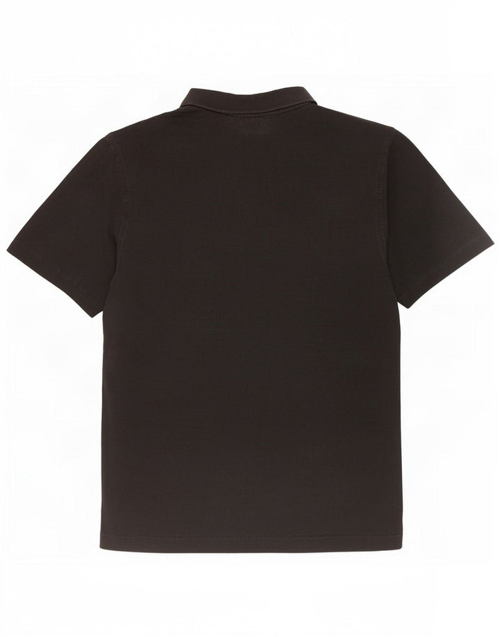 Camisa polo masculina Lacoste tamanho 5 grande algodão preto