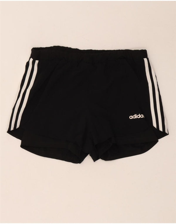 Adidas Womens Climalite Sport Shorts UK 8/10 Small  Black Polyester