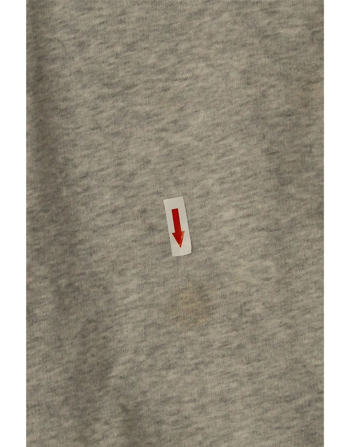Suéter superdimensionado feminino Superdry UK 16 grande algodão cinza
