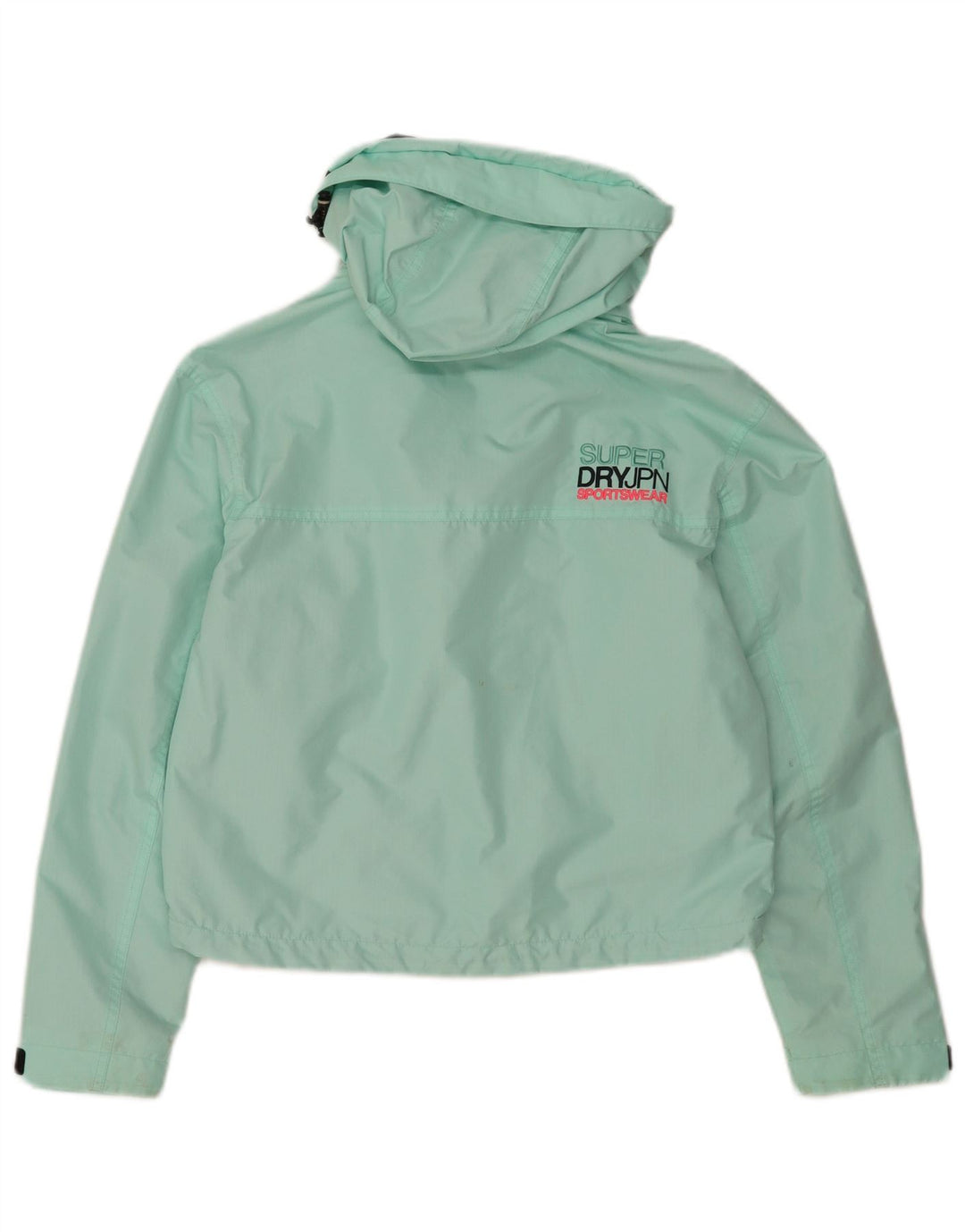 Jaqueta bomber feminina Superdry The Windcheater Graphic UK 8 pequena turquesa