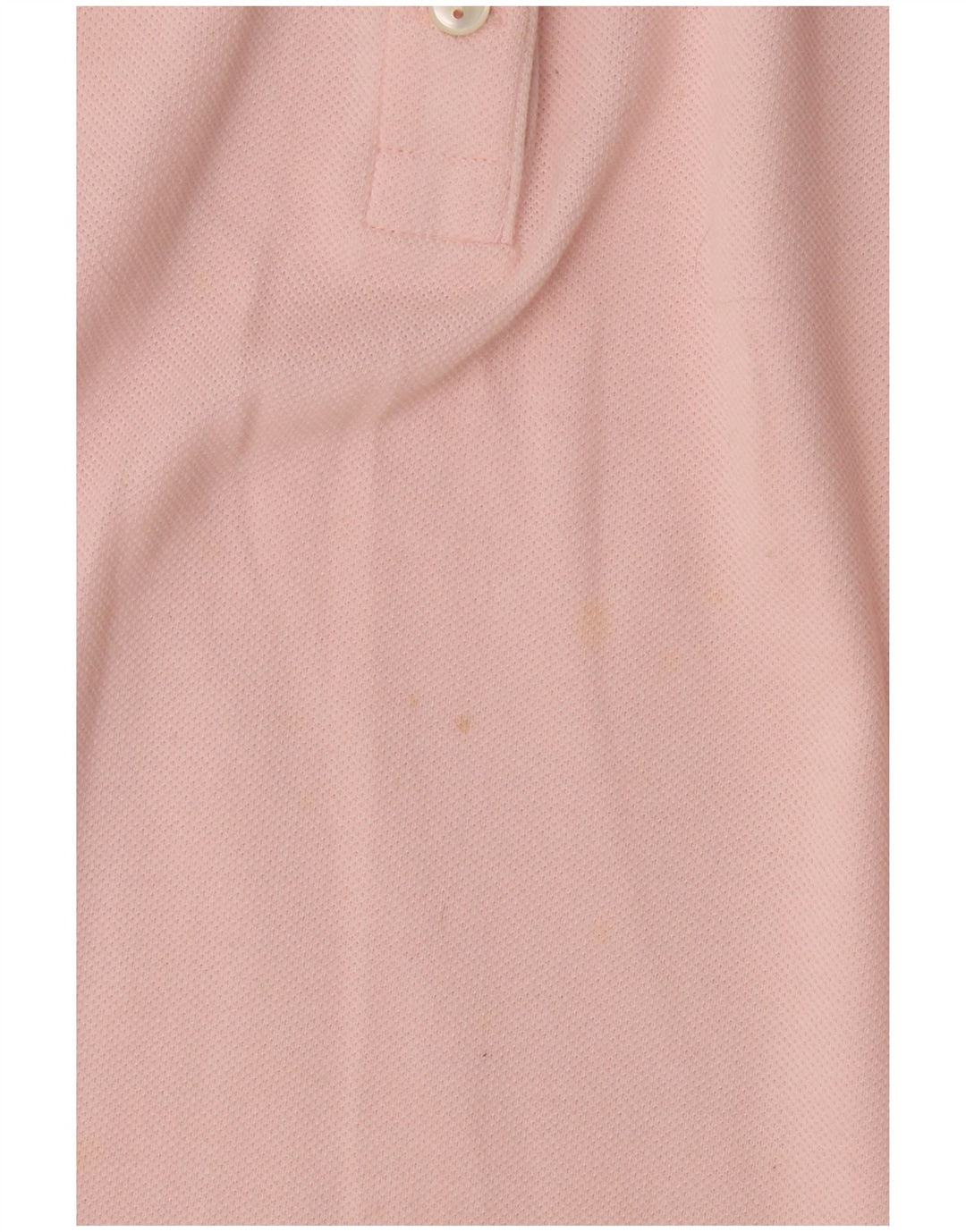 Camisa polo feminina sem mangas LACOSTE tamanho 42 grande algodão rosa