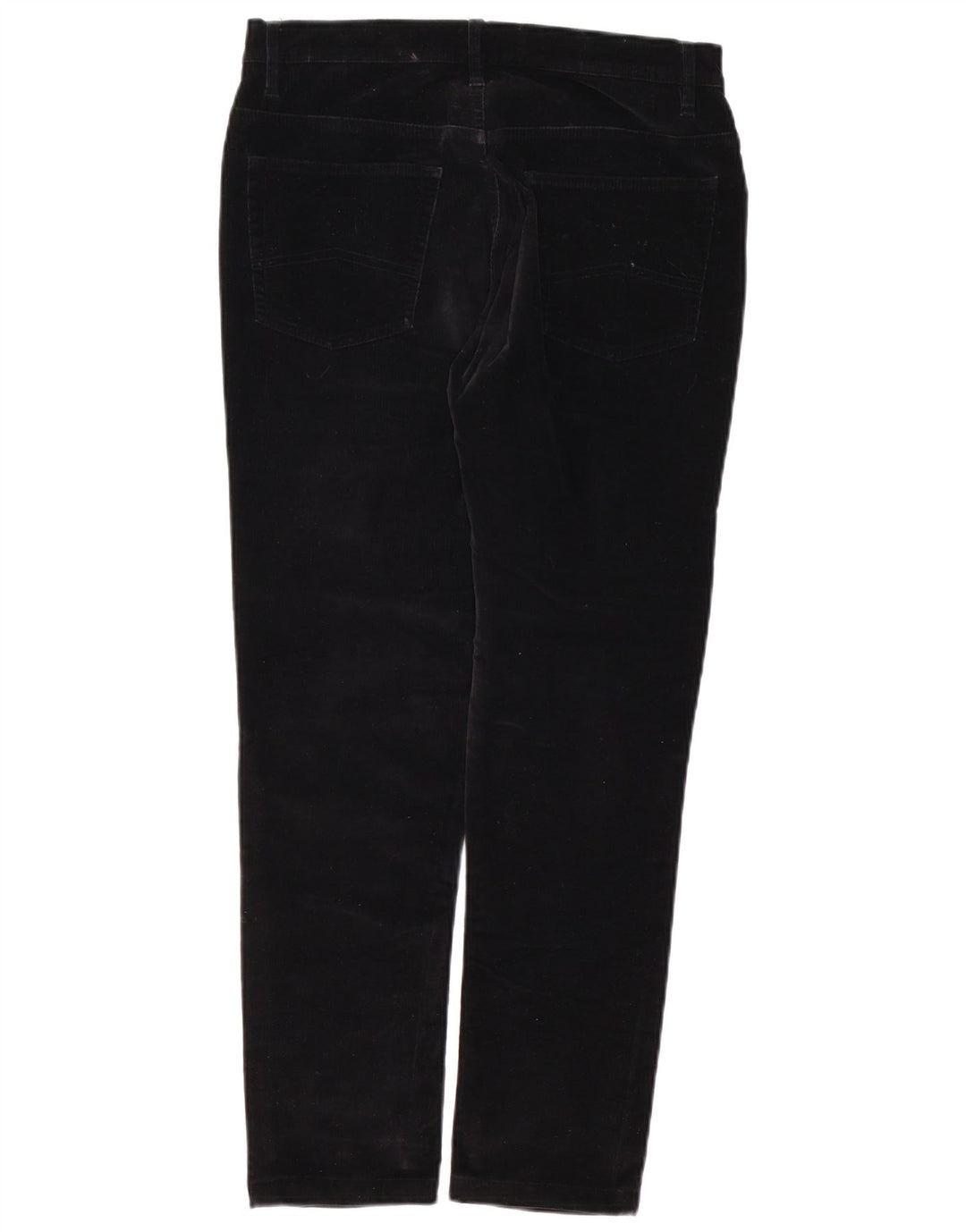 Calça feminina slim de veludo MARLBORO CLASSICS W29 L28 algodão preto