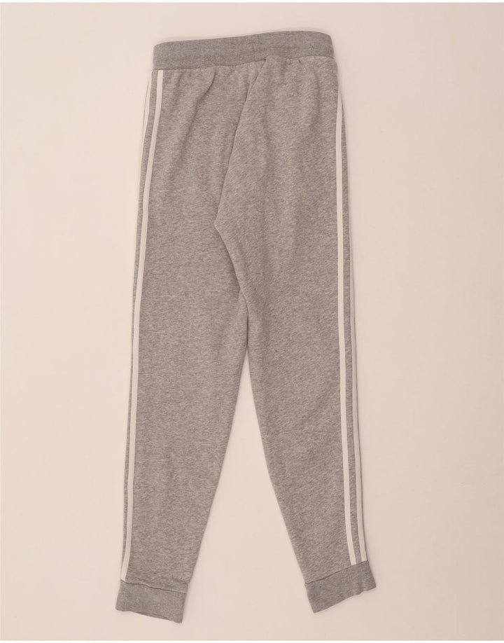 Calça de treino feminina Adidas Joggers cinza médio algodão manchado