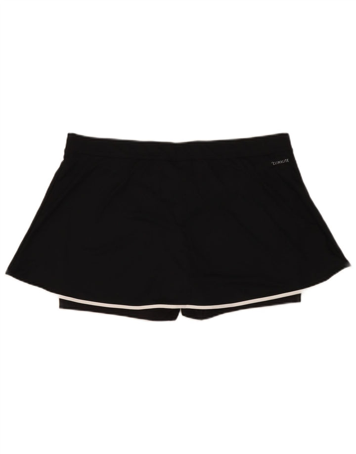 ADIDAS Mulher Climalite Skort UK 20/22 XL Preto Poliéster
