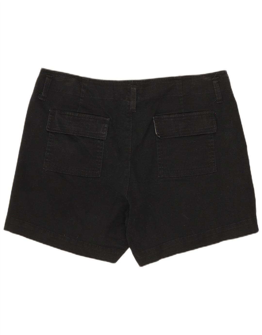 LEE Shorts Chino Feminino US 12 Grande W34 Algodão Preto