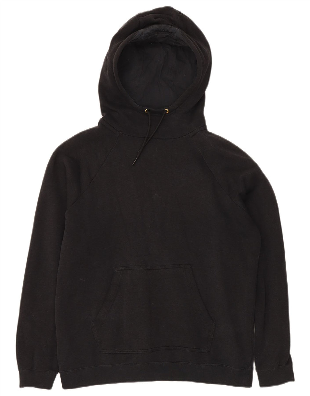 NIKE Mens Hoodie Jumper Médio Algodão Preto