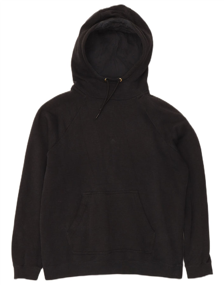 NIKE Mens Hoodie Jumper Médio Algodão Preto