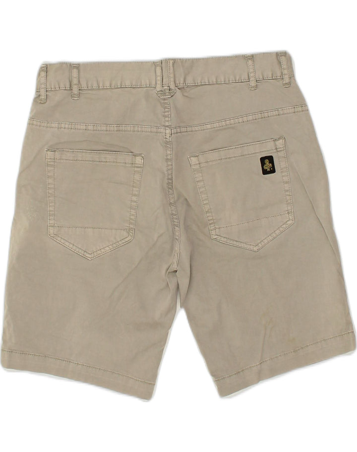 REFRIGIWEAR Womens Casual Shorts W30 Medium  Khaki Cotton | Vintage Refrigiwear | Thrift | Second-Hand Refrigiwear | Used Clothing | Messina Hembry 