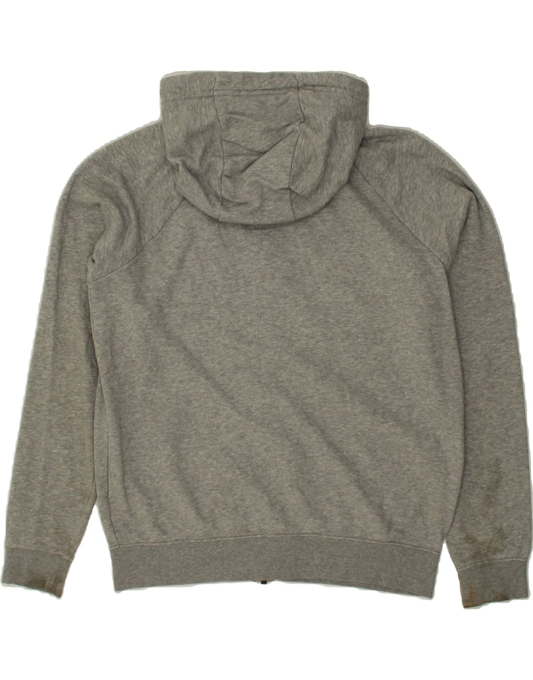 NIKE Womens Zip Hoodie Sweater UK 10 Small Grey Cotton Vintage Nike and Second-Hand Nike from Messina Hembry 