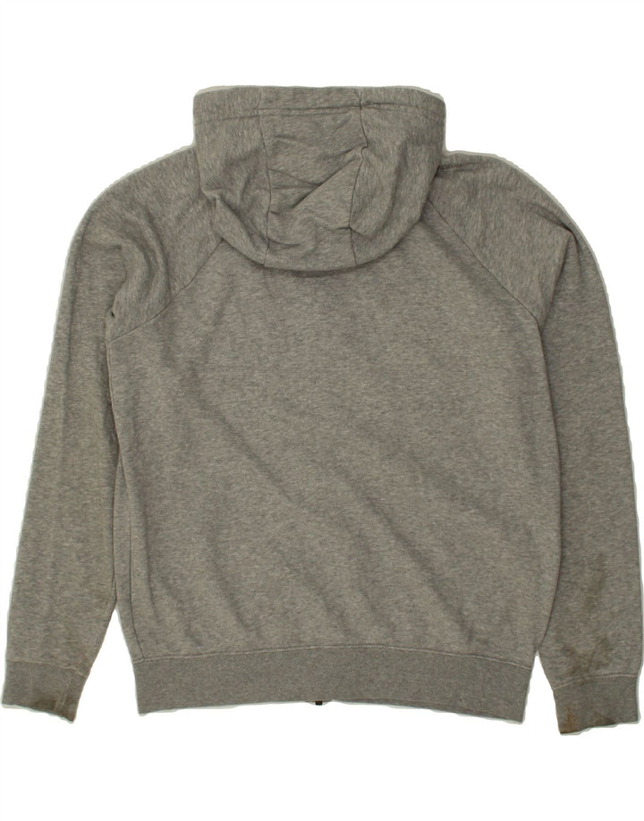 NIKE Womens Zip Hoodie Sweater UK 10 Small Grey Cotton Vintage Nike and Second-Hand Nike from Messina Hembry 